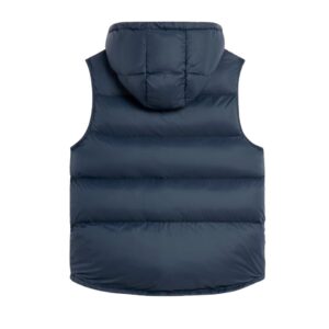 CELINE OVERSIZED SLEEVELESS DOWN JACKET IN LIGHTWEIGHT NYLON