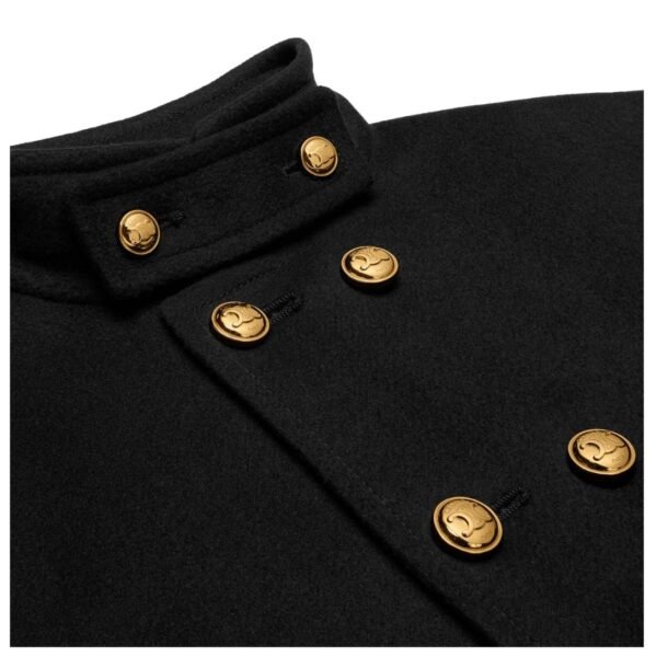 CELINE EGG COAT IN DOUBLE FACE WOOL - Image 3
