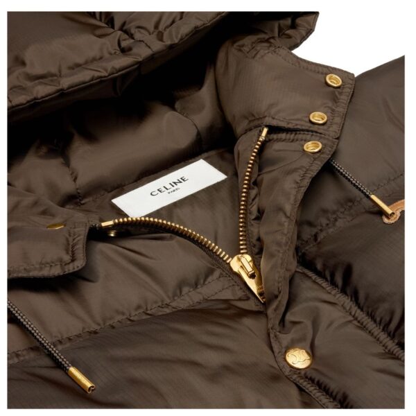 CELINE TRIOMPHE CROPPED DOWN JACKET IN LIGHTWEIGHT NYLON - Image 3