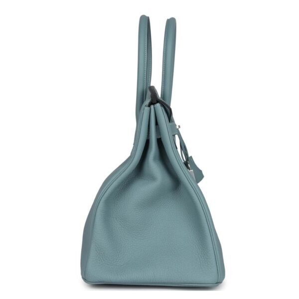 HERMÈS BIRKIN 35 CIEL TOGO PALLADIUM HARDWARE - Image 4