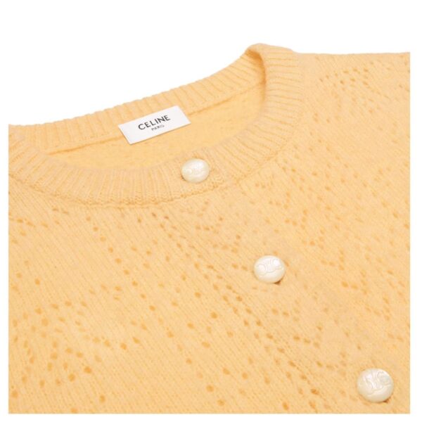 CELINE CARDIGAN IN SHETLAND POINTELLE - Image 3