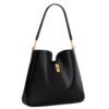 CELINE MEDIUM CAMILLE 16 SOFT BAG IN SMOOTH CALFSKIN BLACK - Image 5