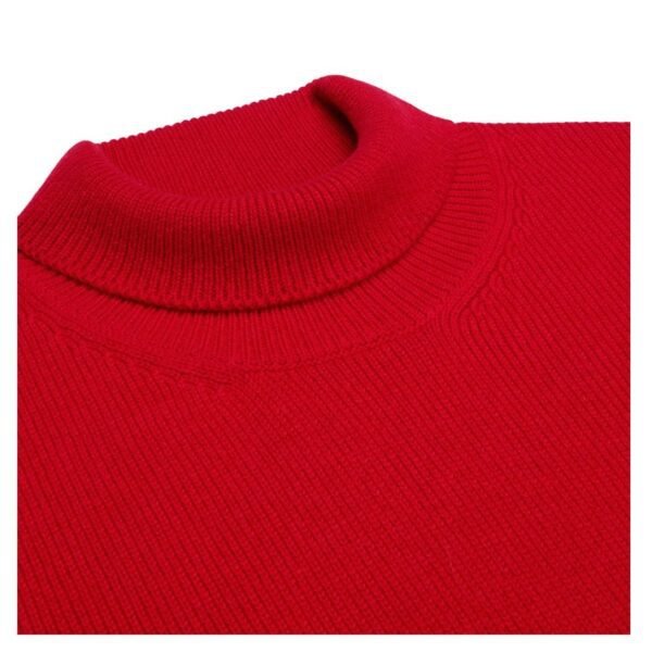 CELINE TURTLENECK SWEATER IN SCOTTISH CASHMERE RED - Image 3