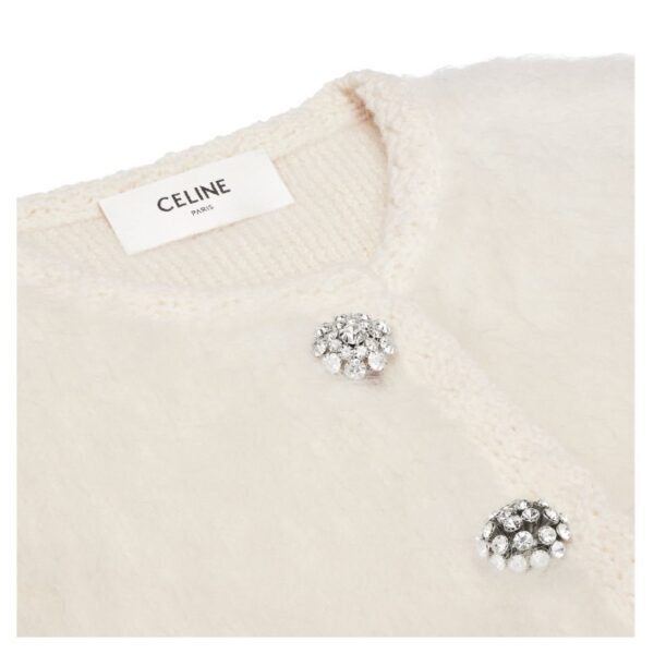CELINE CARDIGAN JACKET IN BRUSHED MOHAIR - Image 3
