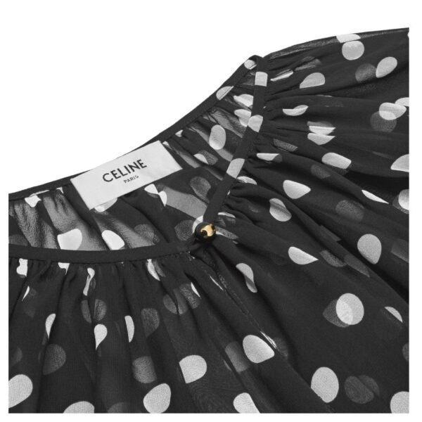 CELINE FOLK DRESS IN SILK GEORGETTE - Image 3