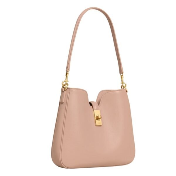 CELINE SMALL CAMILLE 16 SOFT BAG IN SMOOTH CALFSKIN SOFT PEACH - Image 8