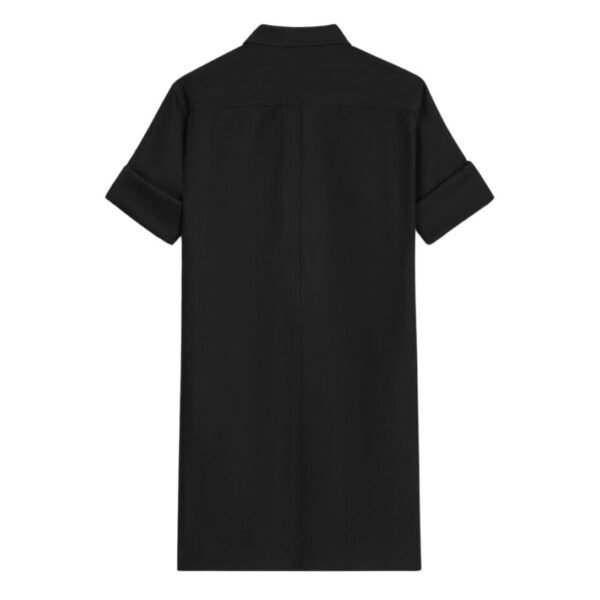 CELINE REPORTER MINI DRESS IN COTTON TWILL - Image 3