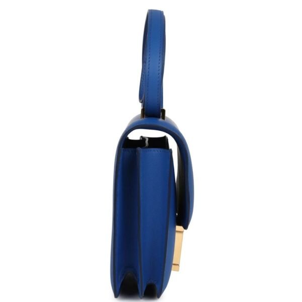 HERMÈS CONSTANCE 18 BLEU FRANCE SWIFT GOLD HARDWARE - Image 3