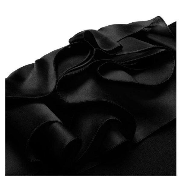 CELINE MINI DRESS WITH RUFFLES IN WOOL SABLÉ - Image 3
