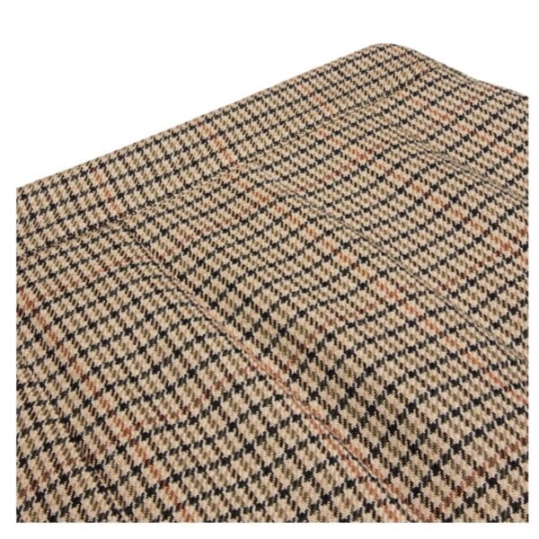 CELINE PLEATED SKIRT IN HOUNDSTOOTH WOOL - Image 3
