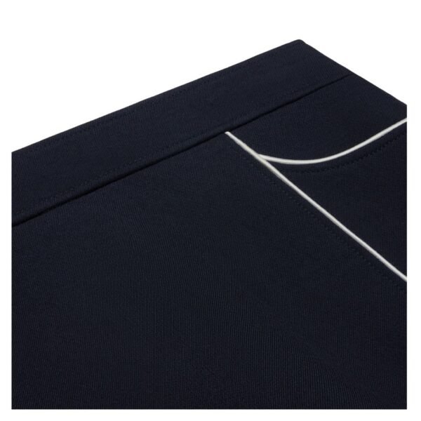 CELINE TRAPEZE MINI SKIRT IN GAUFFERED DOUBLE WOOL - Image 3