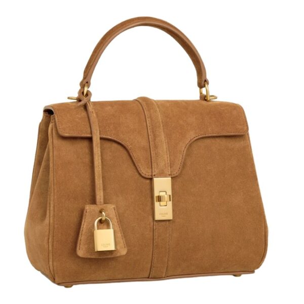 CELINE SMALL 16 BAG IN SUEDE CALFSKIN - Image 3