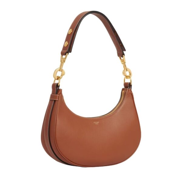 CELINE MEDIUM AVA STRAP BAG IN SMOOTH CALFSKIN TAN - Image 4