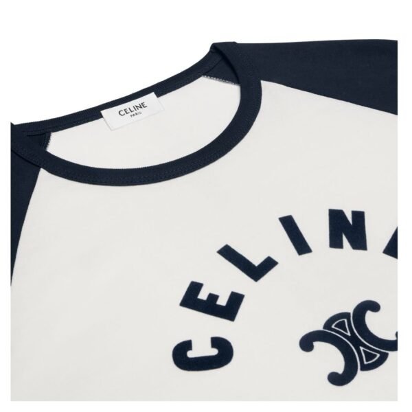 CELINE TRIOMPHE T SHIRT IN COTTON JERSEY - Image 3
