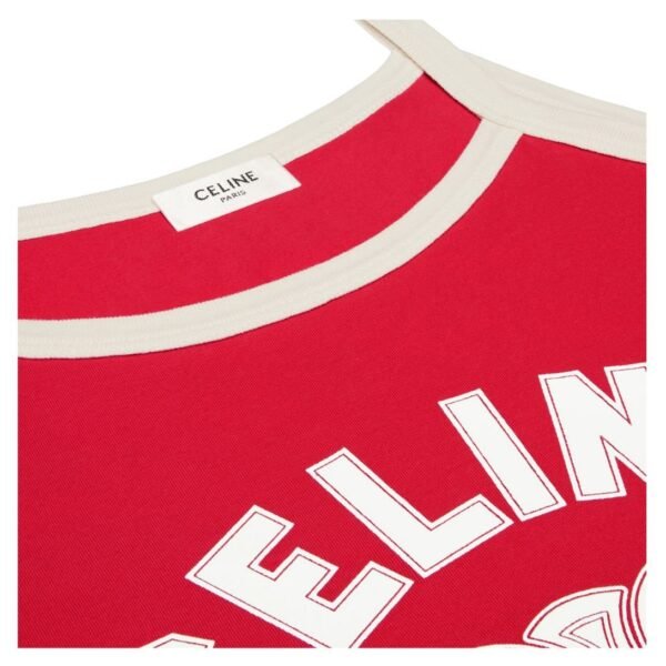 CELINE PARIS TANK TOP IN COTTON JERSEY - Image 3
