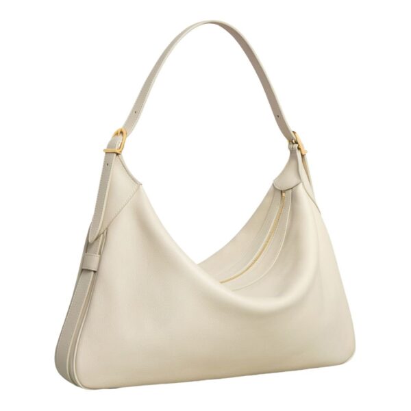 CELINE LARGE ROMY IN SUPPLE GRAINED CALFSKIN LIMESTONE - Image 4