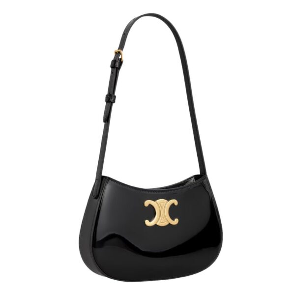 CELINE MEDIUM TILLY BAG IN PATENT CALFSKIN - Image 3