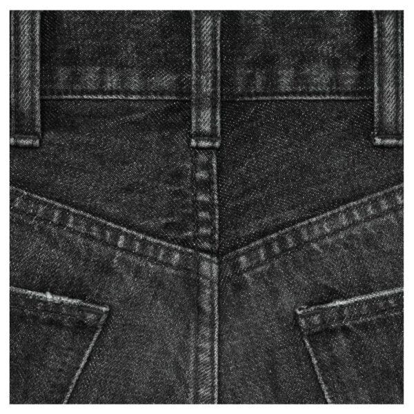 CELINE FLARED SURF JEANS IN BLACK ICE RINSE DENIM - Image 3