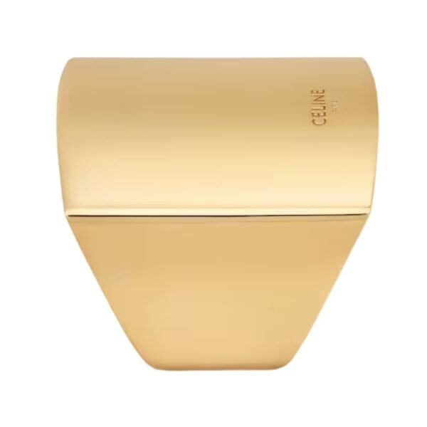 CELINE FORMES ABSTRAITES PYRAMID RING IN BRASS WITH GOLD FINISH - Image 3