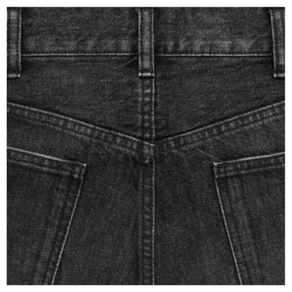 CELINE WESLEY JEANS IN BLACK ICE RINSE WASH DENIM - Image 3
