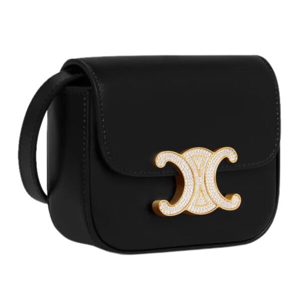 CELINE MINI CLAUDE IN SHINY CALFSKIN - Image 3