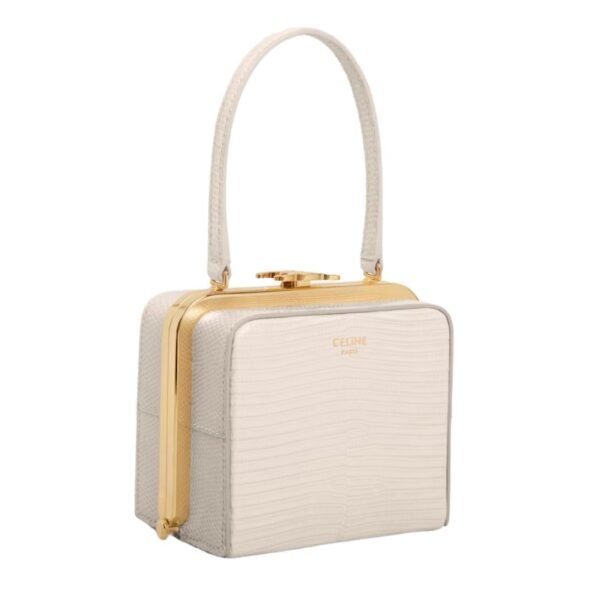 CELINE LANA MINAUDIERE IN LIZARD PALE BEIGE - Image 3