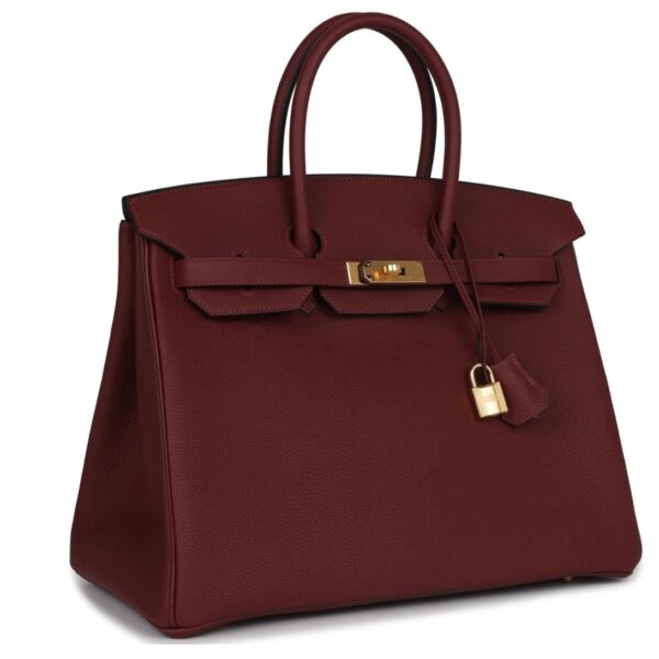 HERMÈS BIRKIN 35 ROUGE H TOGO GOLD HARDWARE - Image 3