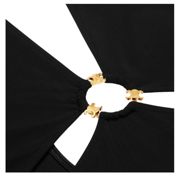 CELINE TRIOMPHE SWIMSUIT IN MATTE JERSEY - Image 3