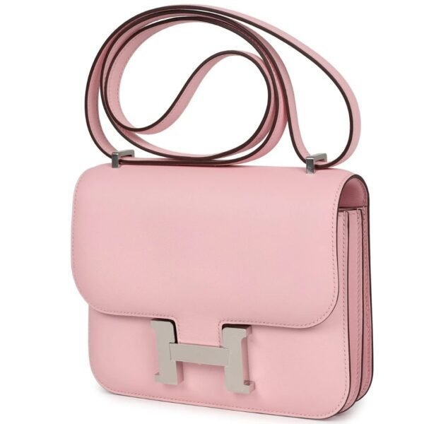 HERMÈS CONSTANCE 18 ROSE SAKURA SWIFT PALLADIUM HARDWARE - Image 3