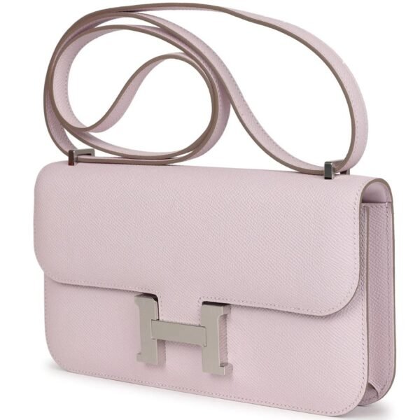 HERMÈS CONSTANCE ELAN MAUVE PALE EPSOM PALLADIUM HARDWARE - Image 3