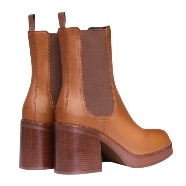 CELINE TESS CHELSEA BOOT IN CALFSKIN HAVANA - Image 3