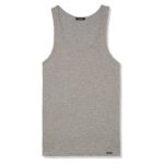 TOM FORD COTTON MODAL RIB TANK GREY