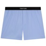 TOM FORD POPLIN BOXER PALE BLUE