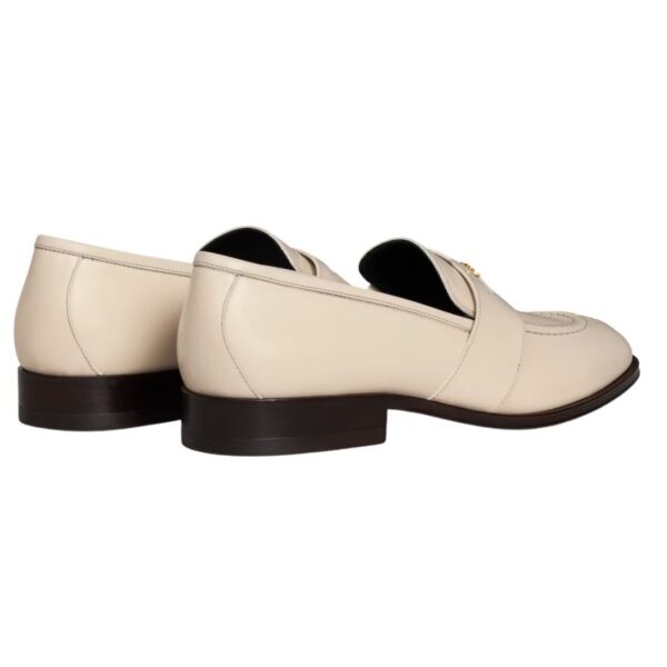 CELINE MALAQUAIS TRIOMPHE LOAFER IN POLISHED BULL MILK - Image 5