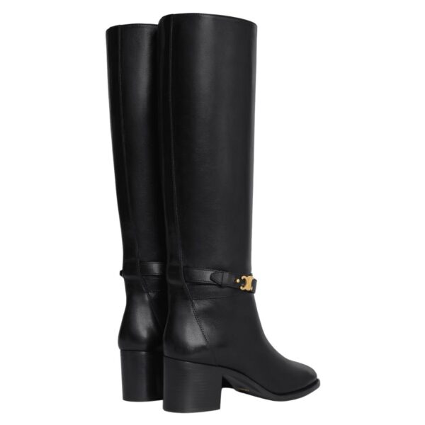 CELINE GARANCE TRIOMPHE STRAP HIGH BOOT IN CALFSKIN - Image 3