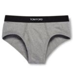 TOM FORD COTTON BRIEFS GREY
