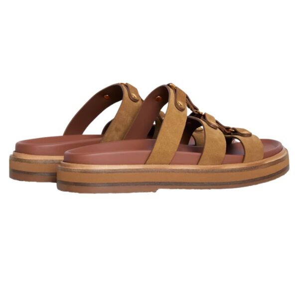 CELINE SLIDES TIPPI IN SUEDE CALFSKIN - Image 3