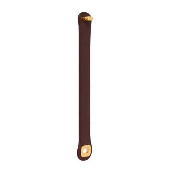LES CUIRS CELINE JOSEPHINE BRACELET IN CALFSKIN AND BRASS WITH GOLD FINISH - Image 3