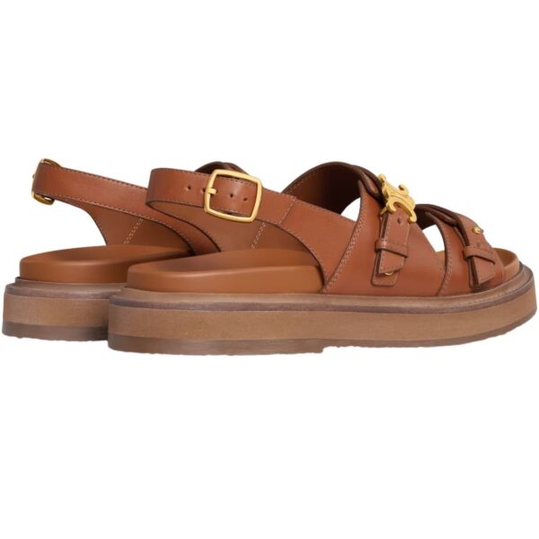 CELINE TIPPI TRIOMPHE SANDAL IN CALFSKIN - Image 3