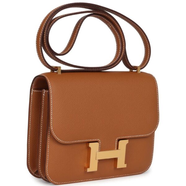 HERMÈS CONSTANCE 18 GOLD EPSOM GOLD HARDWARE - Image 3