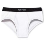 TOM FORD COTTON BRIEFS WHITE