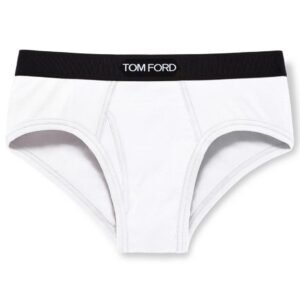 TOM FORD COTTON BRIEFS WHITE