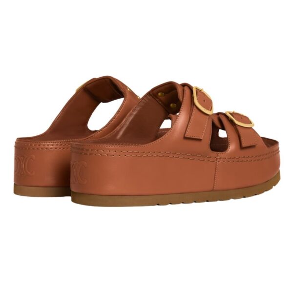 CELINE POLLY WEDGE MULE IN CALFSKIN - Image 3