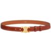 CELINE MEDIUM TRIOMPHE BELT IN PYTHON - Image 3