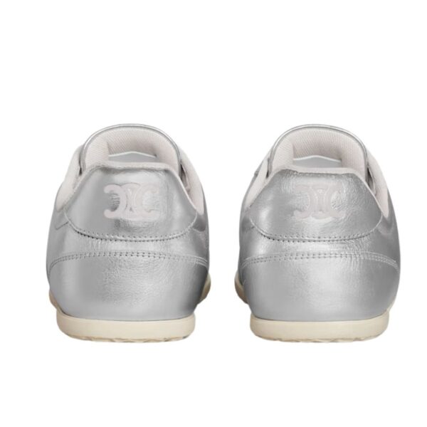 CELINE JOGGER LOW LACE UP SNEAKER IN LAMINATED CALFSKIN AND CALFSKIN - Image 3