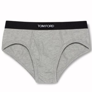 TOM FORD COTTON MODAL BRIEFS GREY