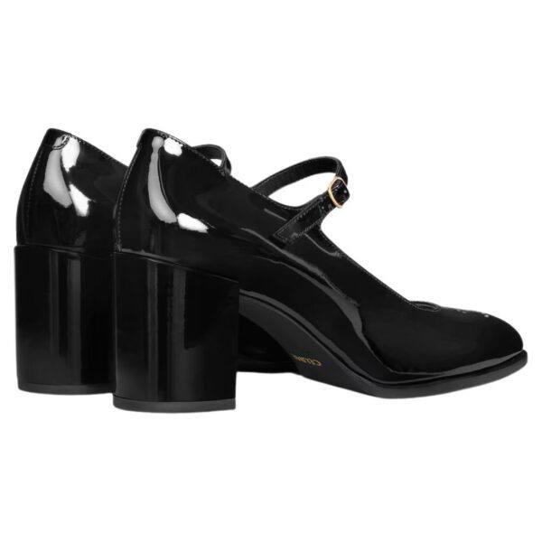 CELINE LILY PERFORATED TRIOMPHE BABIES IN PATENT CALFSKIN - Image 3