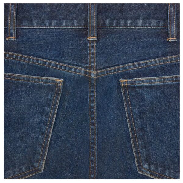 CELINE KURT JEANS IN INDIGO DARK STONE WASH DENIM - Image 3