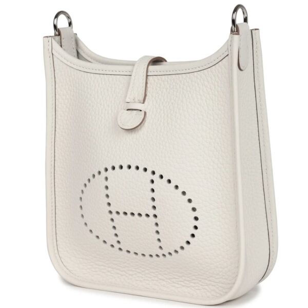 HERMÈS EVELYNE TPM GRIS PALE CLEMENCE PALLADIUM HARDWARE - Image 3