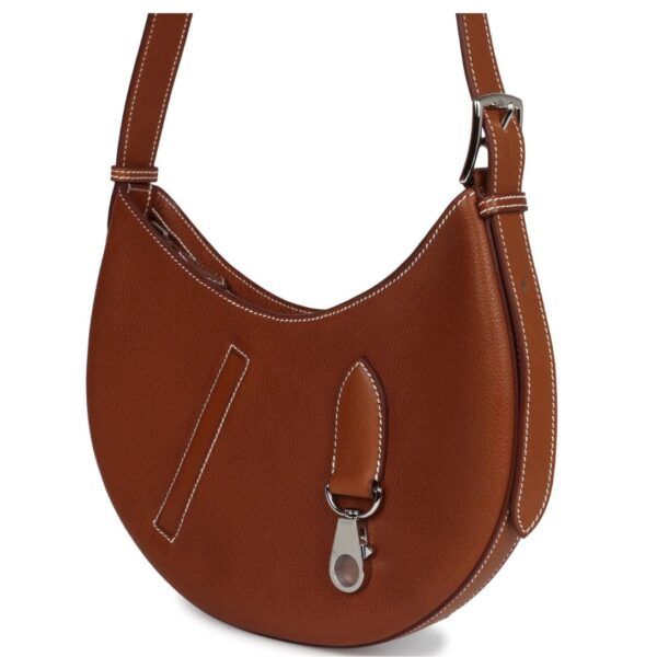 HERMÈS P'TIT ARCON BAG FAUVE BARENIA FAUBOURG PALLADIUM HARDWARE - Image 3